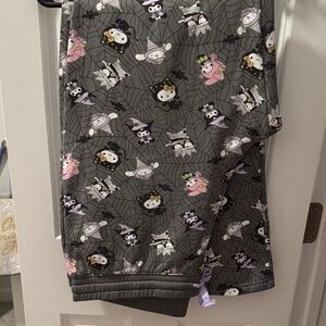 Gray Halloween Character Pajama Pants